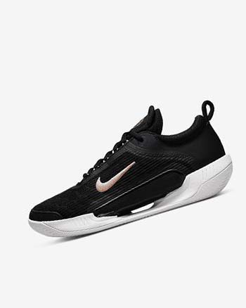 Nike Court Zoom NXT Negros Blancos Grises Oscuro Metal Rojos Marrom | MX 5482